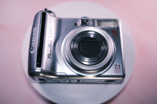 Canon PowerShot A550 7.1MP Digital Camera - Silver