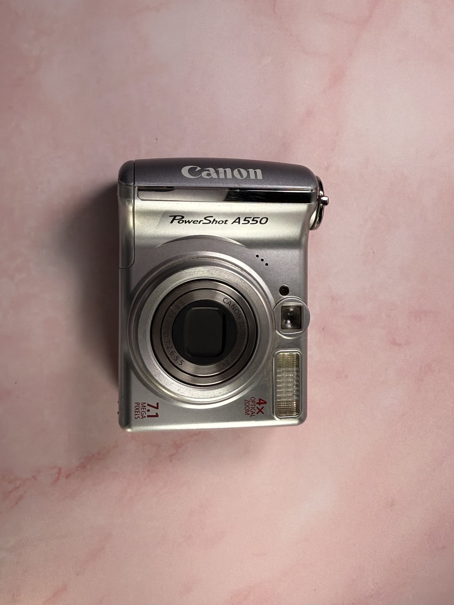 Canon PowerShot A550 7.1MP Digital Camera - Silver